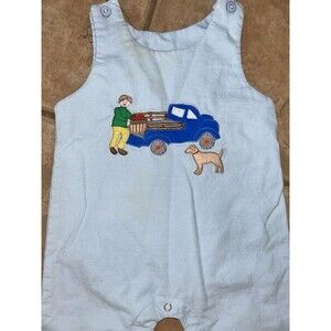 Cotton Kids Fall Corduroy Overalls, 12 Months Blue